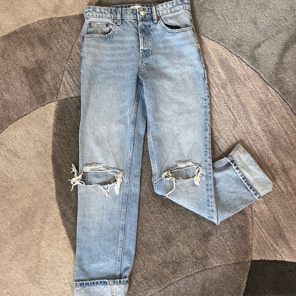 Zara Womens Straight Leg Jeans USA Size: 4(27)